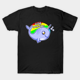 Whale Drink more Beer unicorn T-Shirt